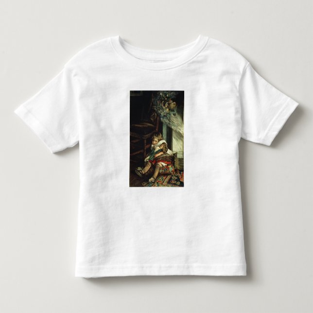 Camiseta De Bebé Niños soñando con juguetes (Anverso)