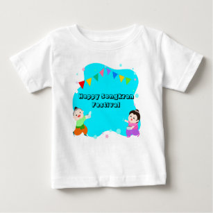 Camiseta De Bebé Niños tailandeses en el Festival del Agua del Día 