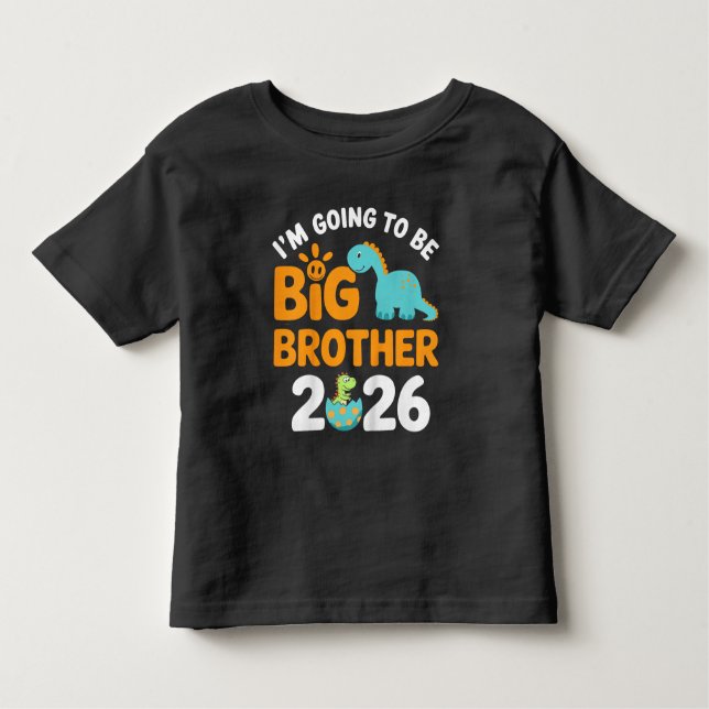 Camiseta De Bebé Niños Voy a ser Big Brother 2026 (Anverso)