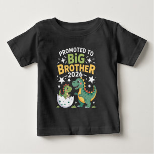 Camiseta De Bebé Niños Voy a ser Hermano Mayor 2026 Revelación de B