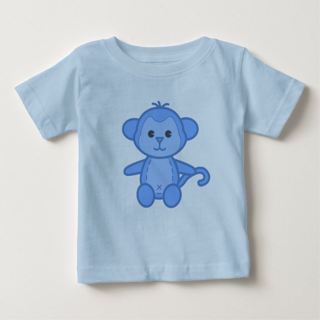 Camiseta De Bebé Niños y bebé del mono de nuevo mundo solamente (Anverso)