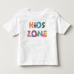 Camiseta De Bebé Niños Zona Dinosaurios