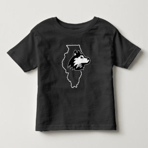 Camiseta De Bebé NIU Huskies Estado Love