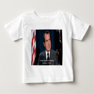 Camiseta De Bebé Nixon Y No Una Cita Crook