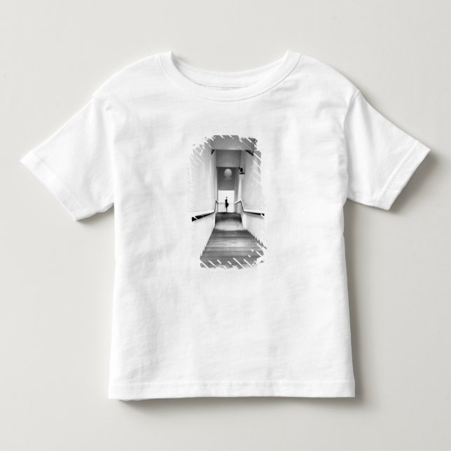 Camiseta De Bebé Niza Francia, Museo de Arte Moderno en escalera (Anverso)