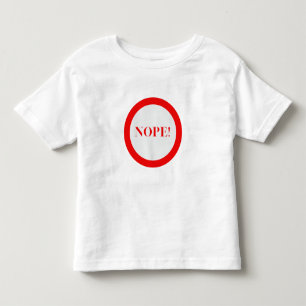 Camiseta De Bebé ¡No!