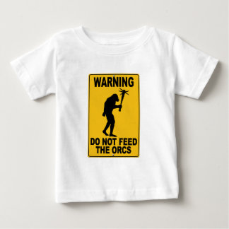 Camiseta De Bebé No alimente el Orcs