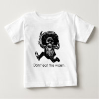 No coma el esqueleto del mexicano del gusano