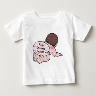 Camiseta De Bebé No congelen las mejillas