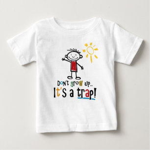 Camiseta De Bebé No crezcas