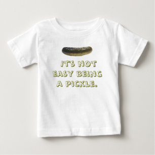 Camiseta De Bebé No es el ser fácil una salmuera