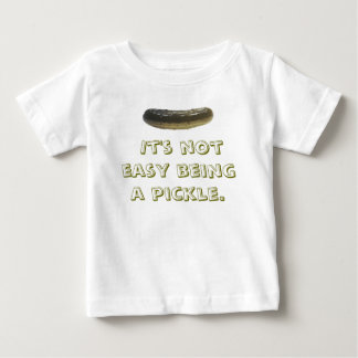 Camiseta De Bebé No es el ser fácil una salmuera
