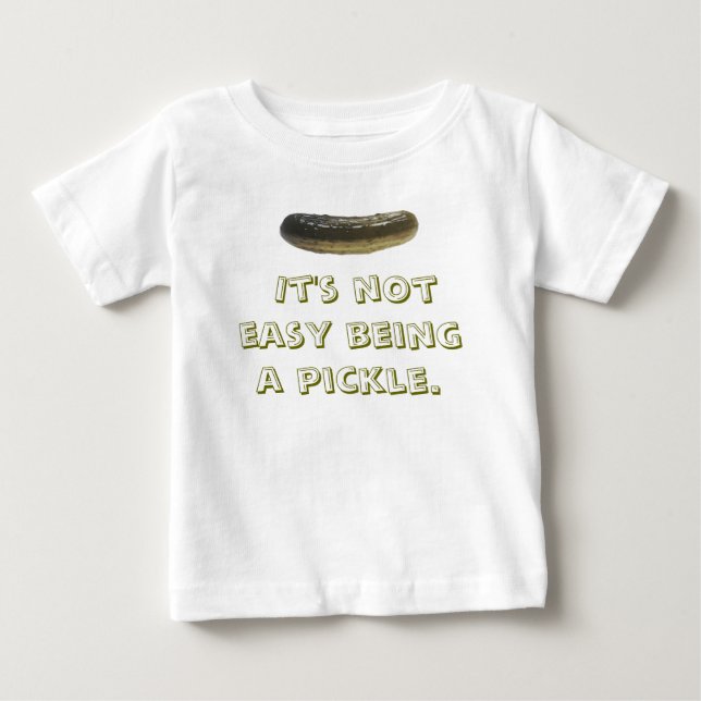 Camiseta De Bebé No es el ser fácil una salmuera (Anverso)