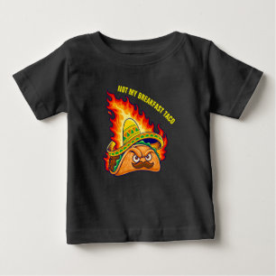 Camiseta De Bebé No es mi taco de desayuno