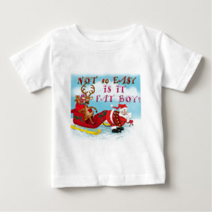 Camiseta De Bebé No es tan fácil, es un chico gordo