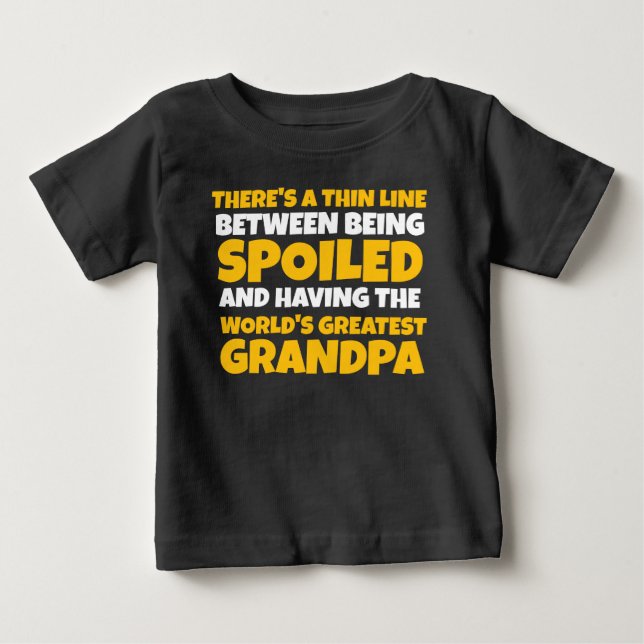 Camiseta De Bebé No estropeado, pero bisabuelo (Anverso)