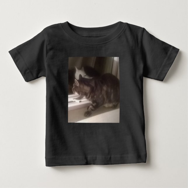 Camiseta De Bebé No hablemos contigo Dave Raglan Baby T shirt (Anverso)