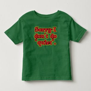 Camiseta De Bebé No hago silenciosamente
