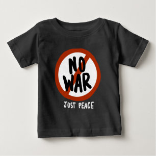 Camiseta De Bebé No hay guerra, sólo paz