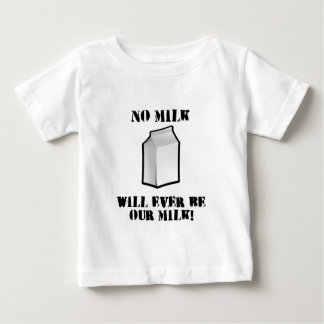 Camiseta De Bebé No hay leche nunca nuestra leche