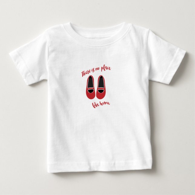 Camiseta De Bebé No hay lugar como casa (Anverso)