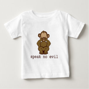 Camiseta De Bebé No hay monos malvados