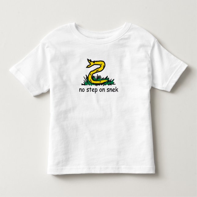 Camiseta De Bebé No hay paso en los memes de escabullidos de Gadsde (Anverso)