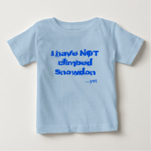 Camiseta De Bebé No he subido Snowdon