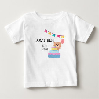 Camiseta De Bebé "No huff, es mío".