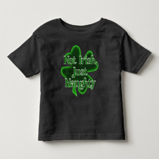 Camiseta De Bebé No irlandés, sólo travieso Día de San Patricio