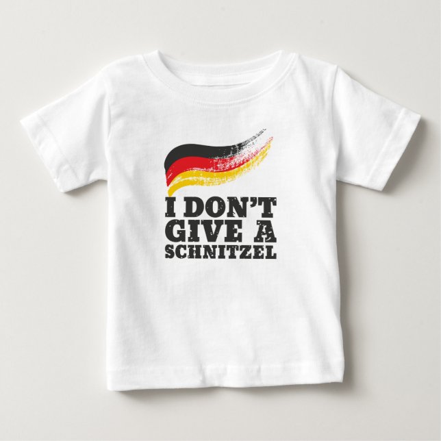 Camiseta De Bebé No le den a Schnitzel la bandera alemana Oktoberfe (Anverso)