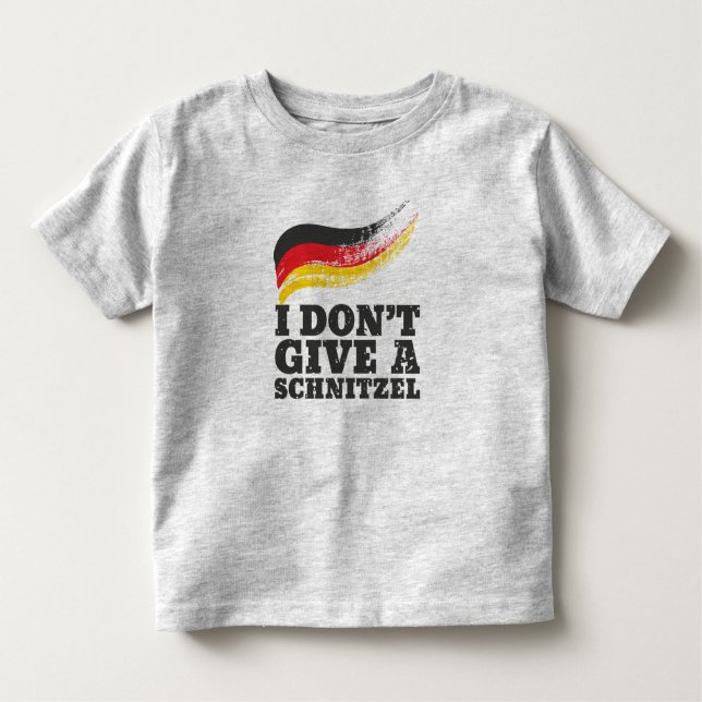 Camiseta De Bebé No le den a Schnitzel la bandera alemana Oktoberfe (Anverso)