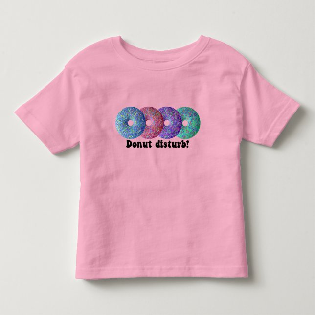 Camiseta De Bebé No molestar (Anverso)