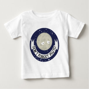 Camiseta De Bebé No olvide Plutón