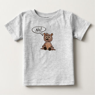 Camiseta De Bebé No! Osito