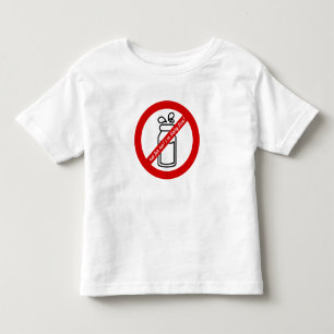Camiseta De Bebé ¡No para mí, soy lechería libre! Alarma de la