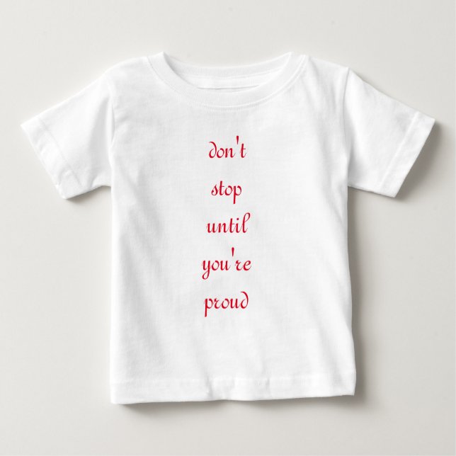 Camiseta De Bebé no paren (Anverso)