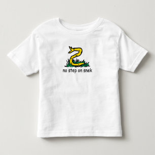 Camiseta De Bebé No pisar en snek memes parodia de Gadsden SnekRigh