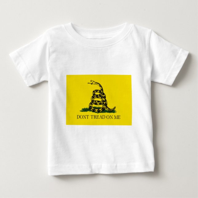 Camiseta De Bebé NO PISE EN MÍ, la bandera de Gadsden (Anverso)