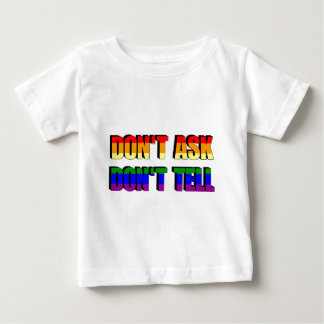 Camiseta De Bebé No Preguntes No Digas