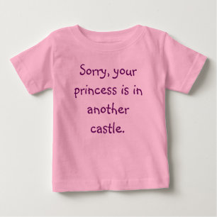 Camiseta De Bebé No Princess Baby Tee