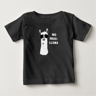 Camiseta De Bebé No Prob-Llama