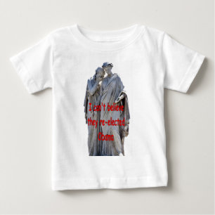 CAMISETA DE BEBÉ NO PUEDO CREER QUE REELIGIERAN A OBAMA