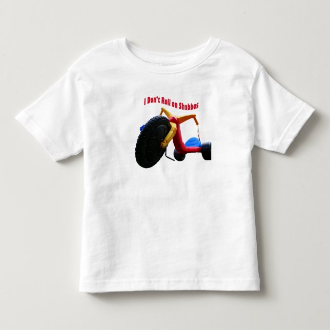 Camiseta De Bebé No ruedo en Shabbos (Anverso)