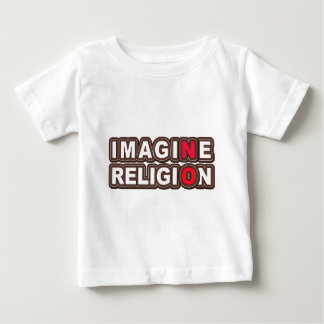 Camiseta De Bebé No se imagine ninguna religión