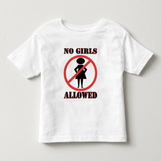 Camiseta De Bebé No se permiten Chicas