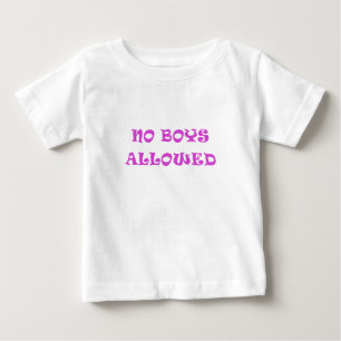Camiseta De Bebé No se permiten niños
