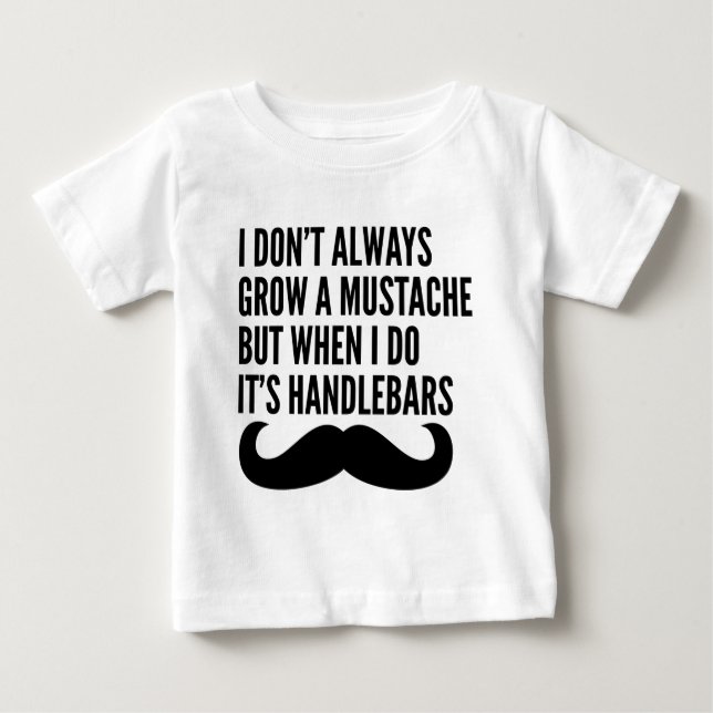 Camiseta De Bebé No siempre me hago el pelo facial (Anverso)