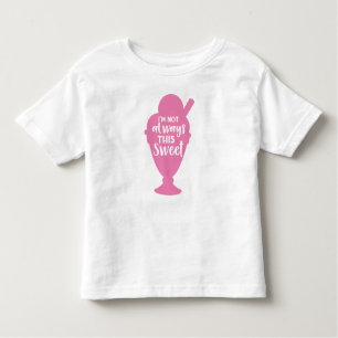 Camiseta De Bebé No siempre soy tan dulce, helado