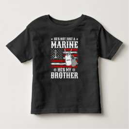Camiseta De Bebé No Solo Es Un Marino Es Mi Hermano Patriótico Dive